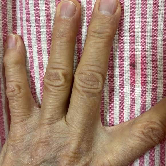 Chez California by Tandy vintage pink and white striped maxi dress. Size 26 W. - Picture 7 of 11